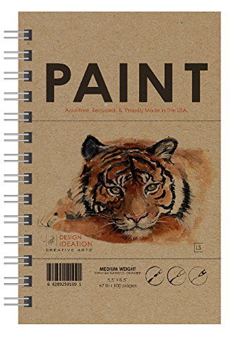 Classic Sketch Book 5.5 X 8.5 Inches - 100 Pages Heavyweight Paper For Pencil, Ink, Marker & Watercolor | Made In USA - View #6