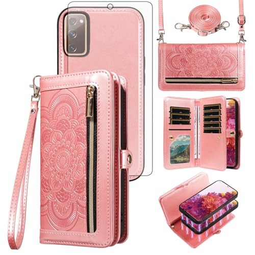 Coque Samsung S20 FE 5G à fleurs avec dragonne pour vos sorties quotidiennes