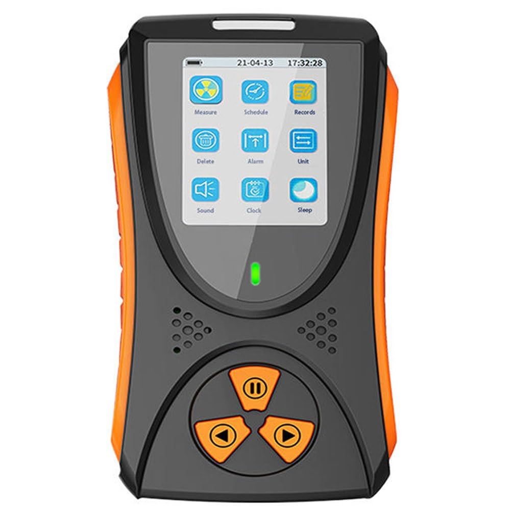 Detector de radiación con Contador Geiger, dosímetro de radiación Personal, Rayos X Beta Gamma, probadores múltiples, Monitor de radiación Nuclear portátil en Tiempo Real con Pantalla LCD