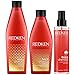 Produktbild Redken Frizz Dismiss Set - Shampoo 300ml + Conditioner 250ml + Instant Deflate 125ml - Neu