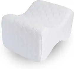 Primero Basics Almofada de joelho borboleta para quem dorme de lado – Almofada ortopédica para alívio de dor no quadril, ciática e dor nas costas – Plataforma de espuma viscoelástica para gravidez