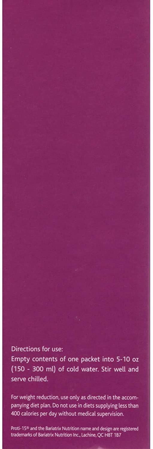 PROTIFIT - High Protein Liquid Fruit Drink Concentrate Mix, 15g Protein, Fat Free, Low Carb, Low Calorie, Ideal Protein Compatible, 7 Servings Per Box (Grape)