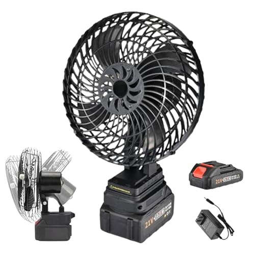 Ventilador Recargable Portátil | Refrigeración Multidireccional Ventiladores Personales Recargables | Ventilador de Tienda de Camping Portátil para Aventuras al Aire Libre