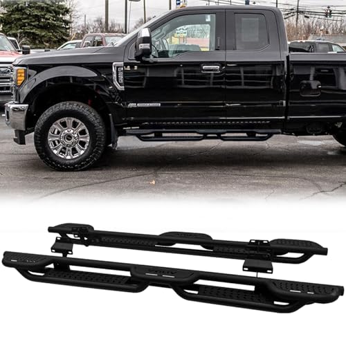Estribos laterales de acero para Ford F-150 y F-250