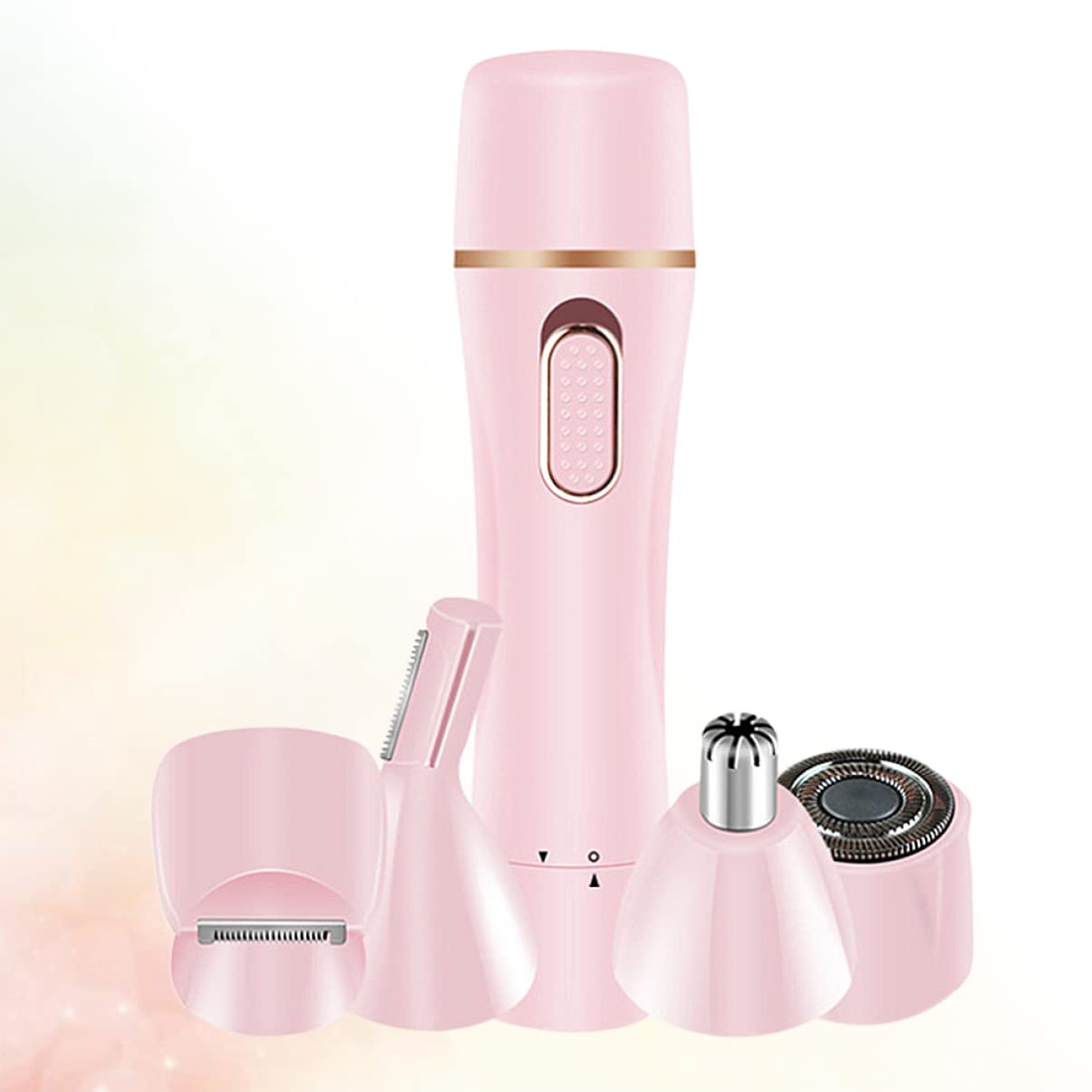 Healeved Depiladora Eléctrica Carga Usb para Mujer Multifunción No Pellizca el Vello Material Abs Adecuado para Uso Corporal y Facial