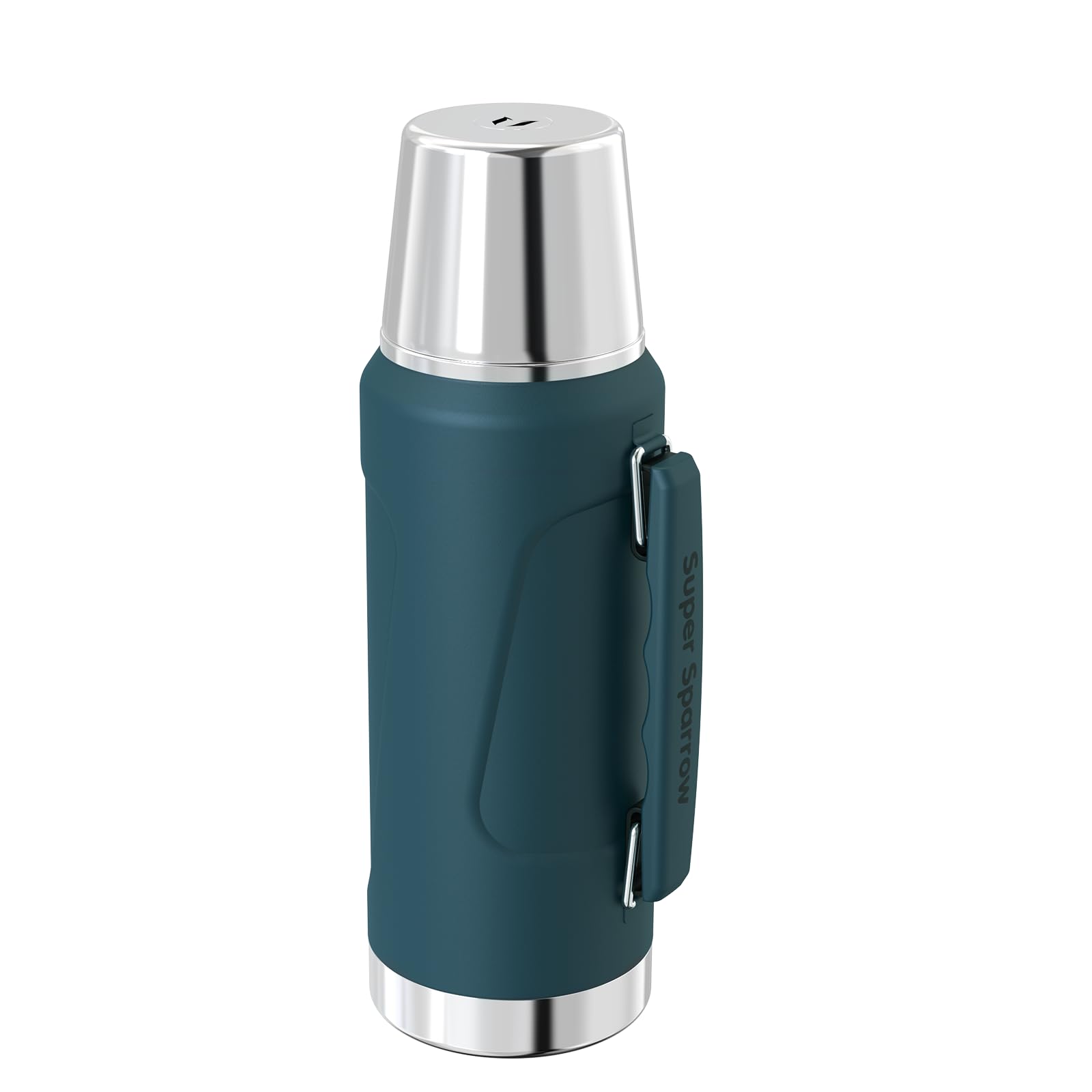 Super Sparrow Stainless Steel Water Bottle - 1500ml - Wide Mouth Vacuum Insulated Flask - BPA-Free ThermosBottle - Leakproof Lid Doubles as Cup