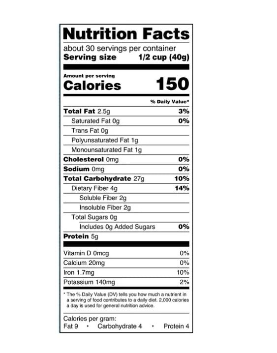 Avena Instantánea de Grano Entero, 42 oz – Alto en Fibra miniatura 2