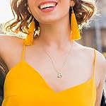 14K Gold Necklaces for Women Trendy Love Knot Infinity Interlocking Knot Necklaces Pendant Necklace for Women Diamond Necklace Adjustable in Length 18in - Image 5