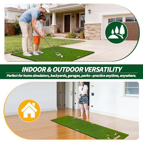 WICTTISPOSI 5x5ft Dual-Mode Golf Mat