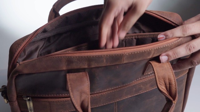 Bolso Vintage de Cuero para Laptop 16 Pulgadas miniatura 7
