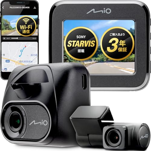 yAmazon.co.jp z Mio(~I) hCuR[_[ OJ ԊĎ(ʔ) SONYSTARVIS Wi-FiAvA WDR摜␳ SuperMP4bۑ FullHD200f Ռ^ GPS 32GBJ[