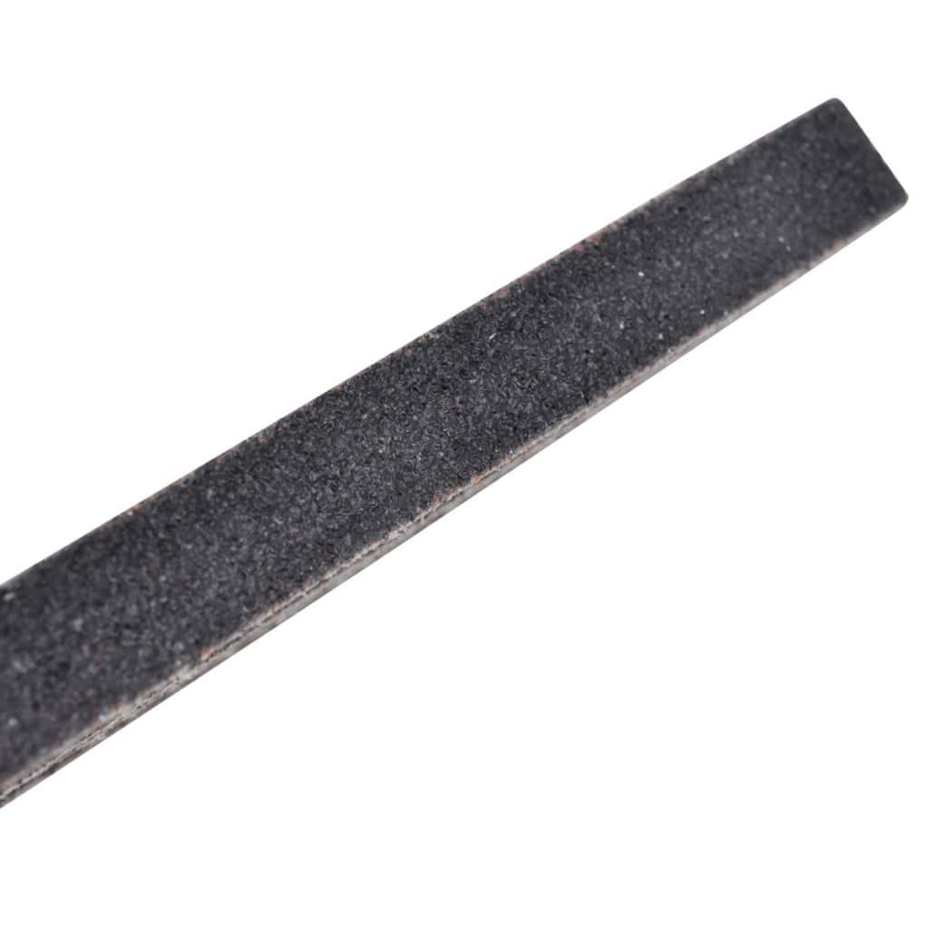 Mangloder - Bandas de lija para lijadora de banda de aire comprimido, 30 unidades, 10 x 330 mm, grano 60, 80, 120, para madera, metal, barniz, plástico, para desbarbar y alisar