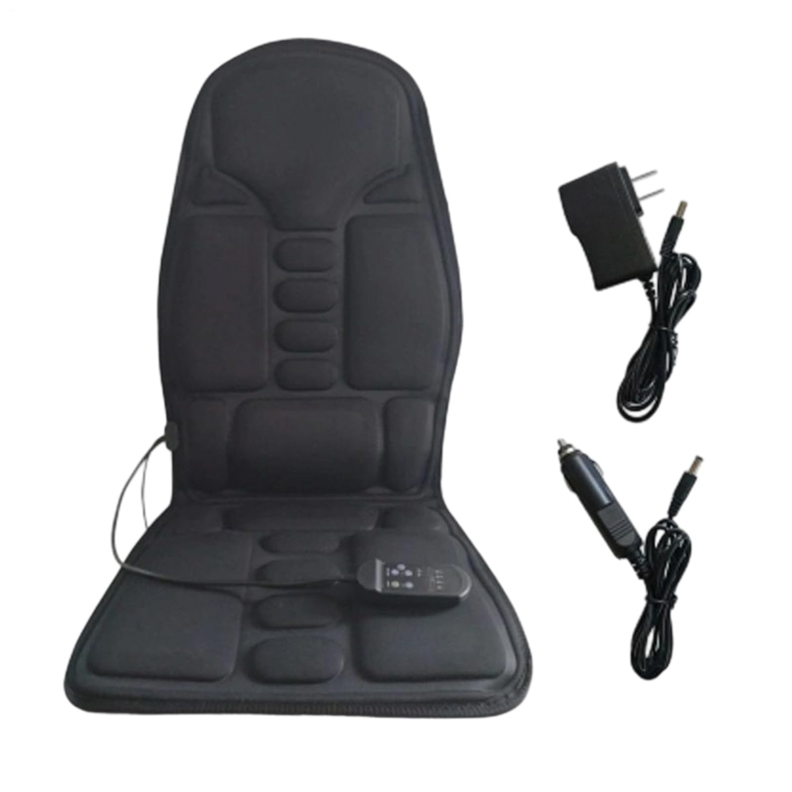 Almohadilla de Masaje para Silla Cojín Masajeador para Asiento de Silla | Almohadilla Térmica De 5 Puntos Con Función De Masaje Eléctrico Para Relajación Muscular En Hombres Y Mujeres Personas Que P