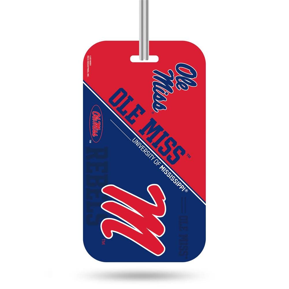 Rico Industries Mississippi University Team Luggage Tag