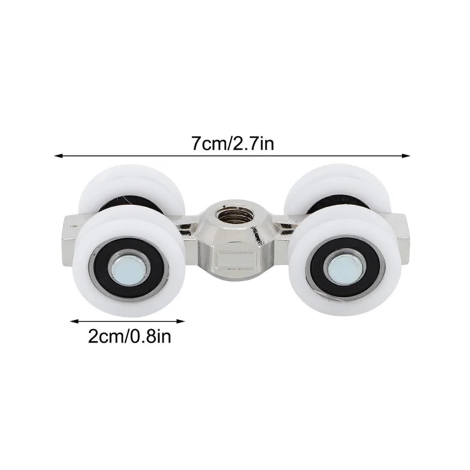 Rodillos for puertas corredizas, rodamientos, 4 ruedas, for muebles