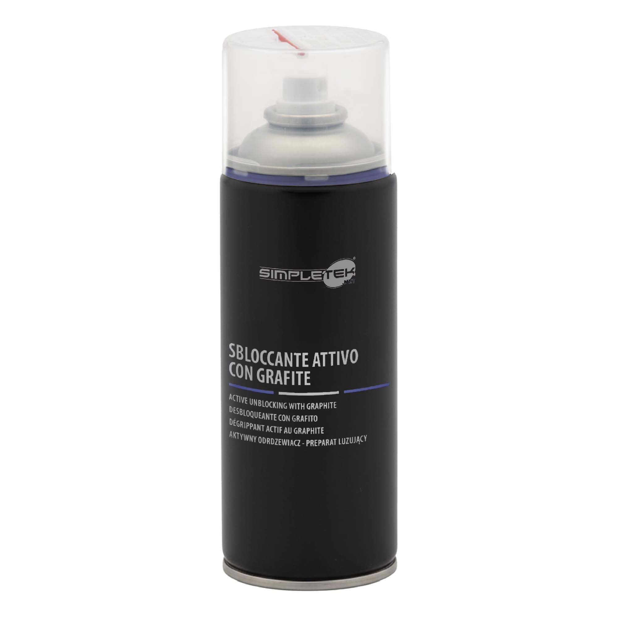 SIMPLETEK - 12x Sbloccante Attivo con Grafite Lubrificante Spray 400ml | Sbloccante attivo con Grafite