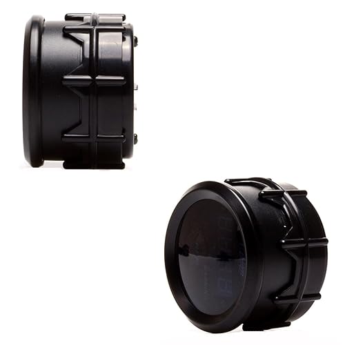 Miniatura 6 de AUCELI Barra de medidor digital para coche, kit de medidor universal, 2 pulgadas 2.047 in y pantalla de luz LED azul