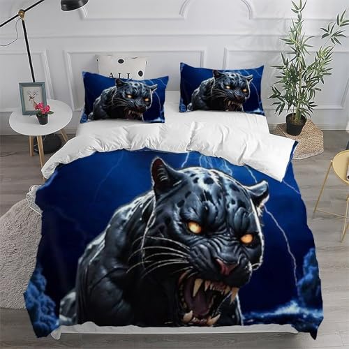 Housse de couette léopard pour chambre de garçon et adolescent
