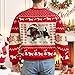 34HD Ugly Xmas Sweater–Funny Knit Christmas Sweater for Women & Men 2025, Long Sleeve Crewneck Holiday Pullover, Unisex Gift