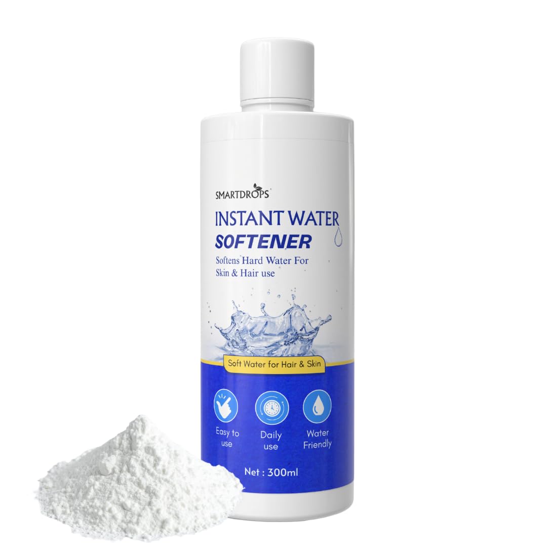 Instant Water Softener | Hard Water Solution for Hair Fall & Skin Dryness | Disables Hardness & Maintains pH Level | Makes Your Water Hair & Skin Friendly | Water Softener for Bath, 300 ml (Pack of 1)-image-17