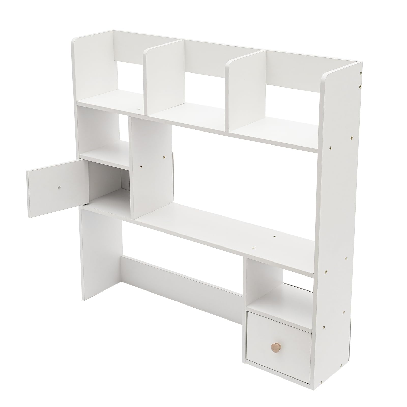 GUDBYWXB Desktop Bookshelf, Home Office Desk Organizer, Desktop Storage Organizer, for Study Rooms, Offices, Bedrooms, Libraries, Reading Rooms, Etc (