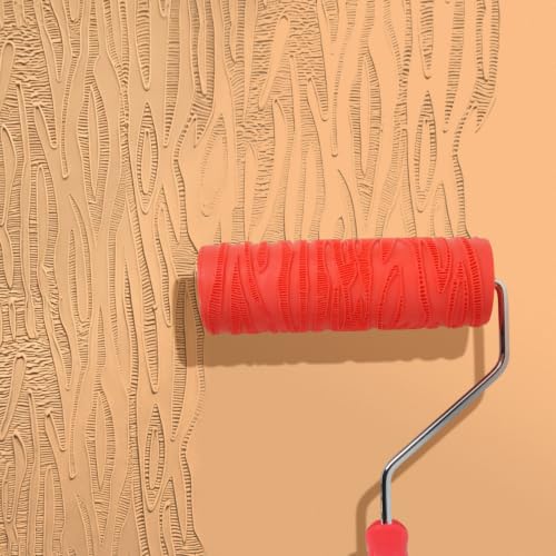 Hanroy 8'' Patterned Paint Roller for Wall Decoration