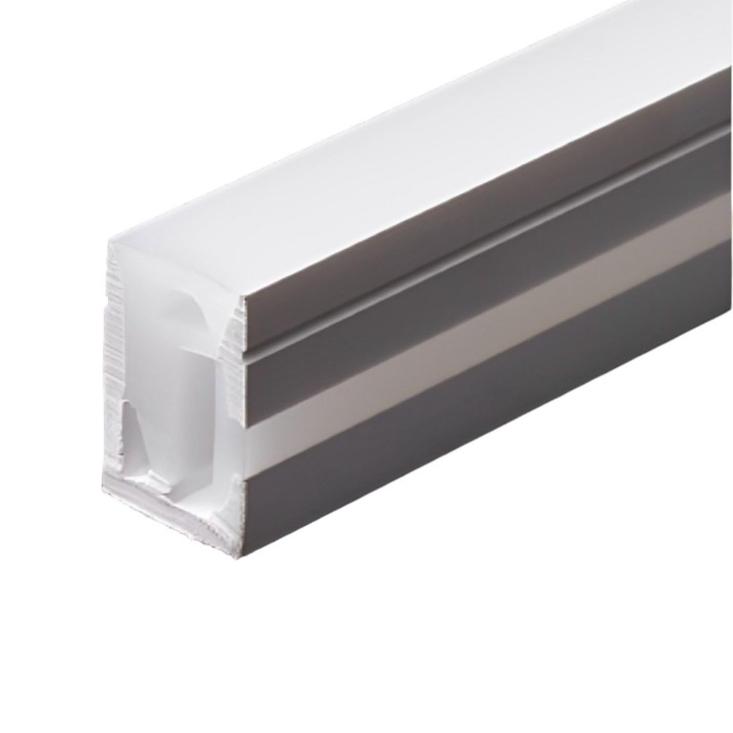 Profilo Flessibile in Silicone 5 Metri per Striscia LED Con PCB Fino