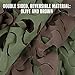 Allen Company 3D Die-Cut Camo Material, 9.8’ x 58,” Olive/Brown