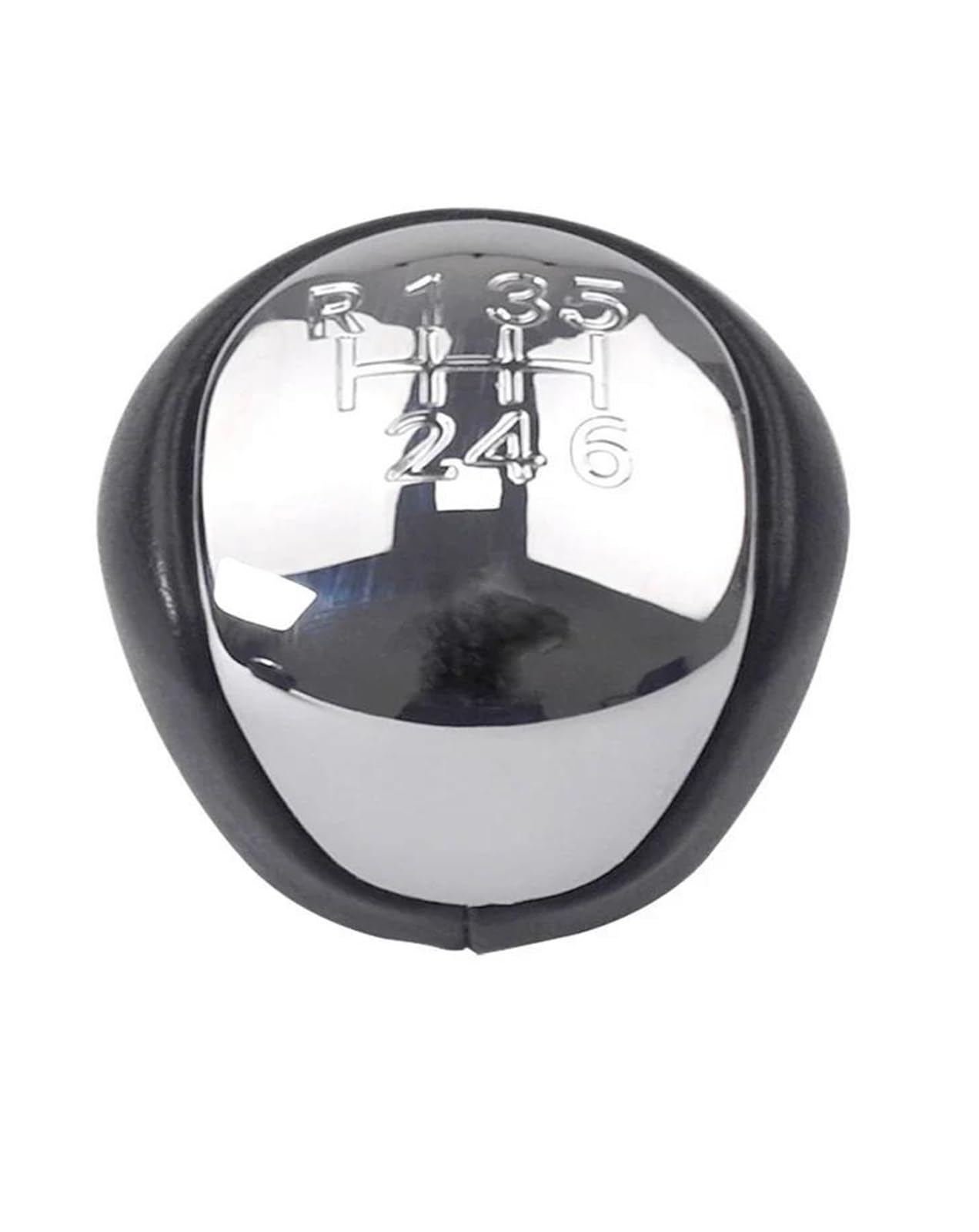 Zncojl Chrome Car Gear Stick Knob For Hyundai For Elantra I30 2008-2012 Car Gear Shift Knob Lever Shifter Head No Modification Required(,For 6 Speed)