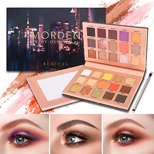 Taykoo Eye Shadow Plattet, 30 Colors Make Up Palletes, Pigmented Eyeshadow Palette Glitter Eyeshadow Pallet, Waterproof Long Lasting Makeup Eyeshadow Palette with Brush and Mirror for Women Girls