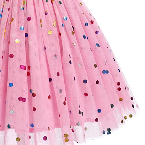 Vestido de fiesta de boda infantil con tutú de mariposa elegante 5