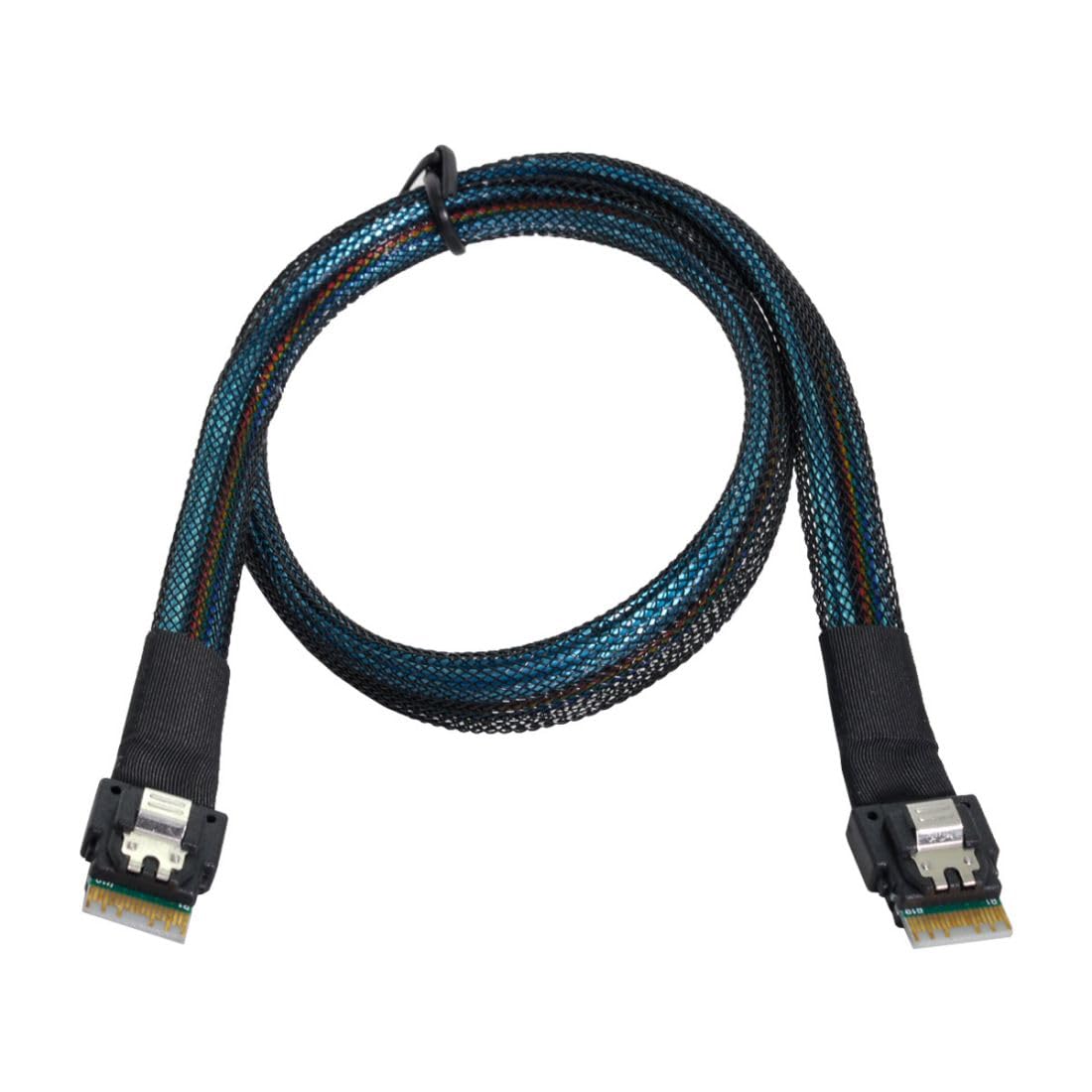 chenyang Slim Line SAS 4.0 sff-8654 4i 38Pin Host a sff-8654 38Pin objetivo RAID cable 50 cm
