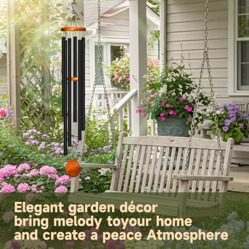 66" Extra Large Wind Chimes for Outside Deep Tone for Garden Patio Decor by ODRODR - Used condition - Image 5
