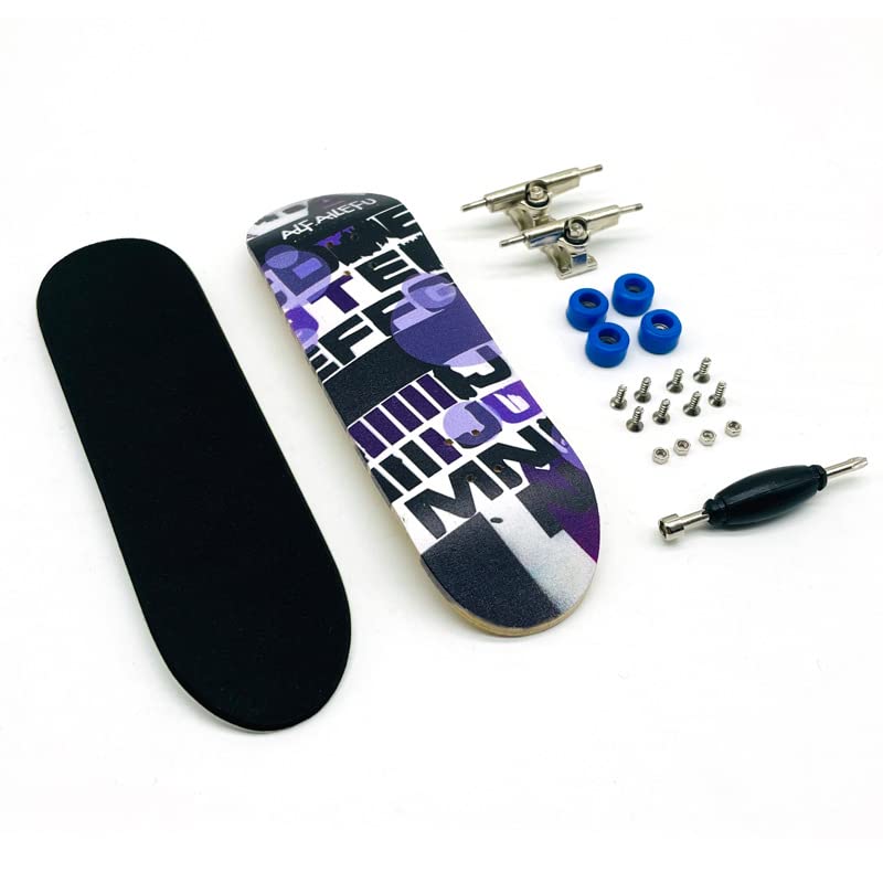 Pro Fingerboard Complete 30mm Skateboard Mini Small Hand Skate Professional Finger Board Full Wood Maple Wheels with Bearings for Kids (B15) — image 1