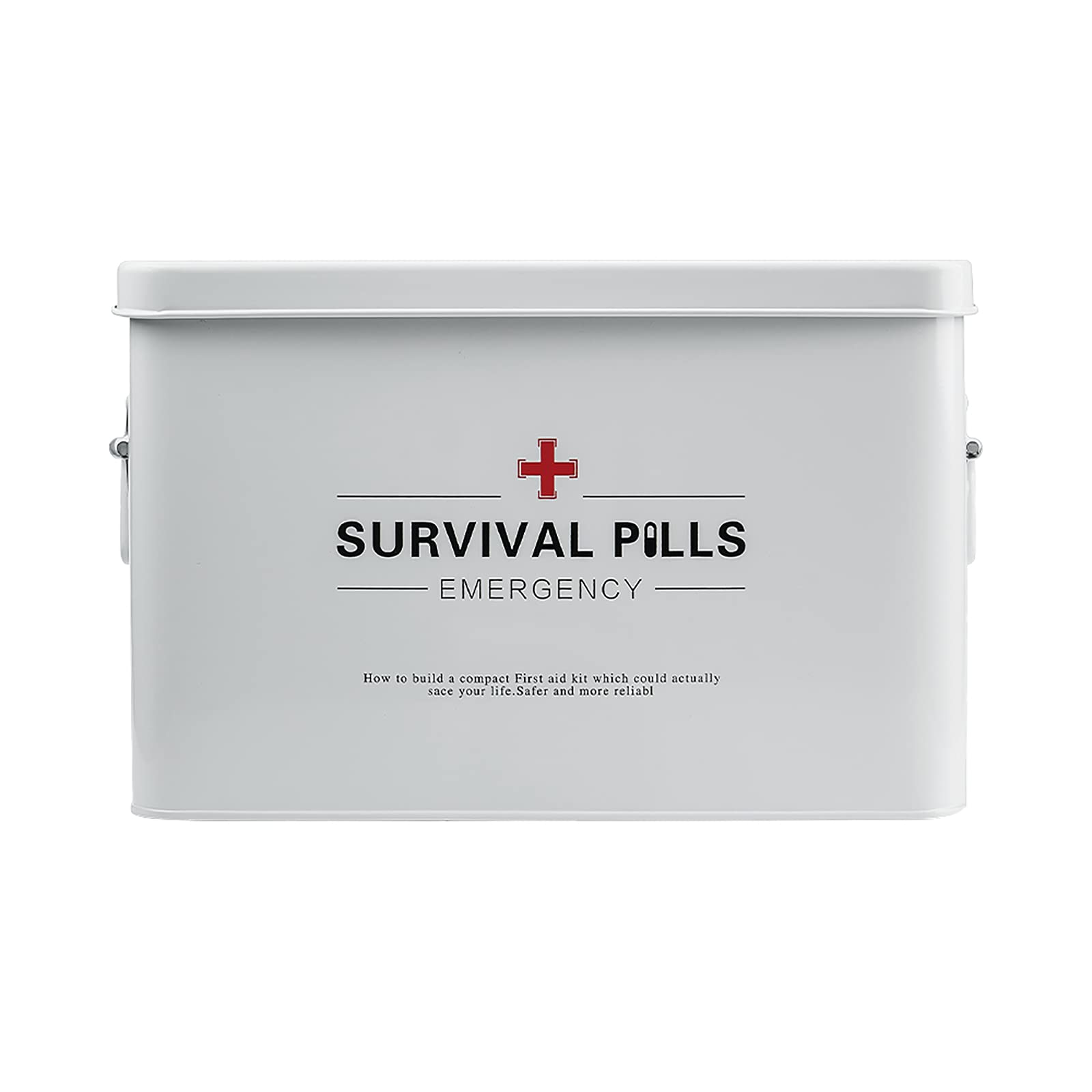 TrUkd Medizin-Aufbewahrungsbox, Behälter, tragbar, Erste-Hilfe-Set, Familien-Aufbewahrungsbox, Organizer, Medizintruhe, Aufbewahrungsbox, medizinische Box
