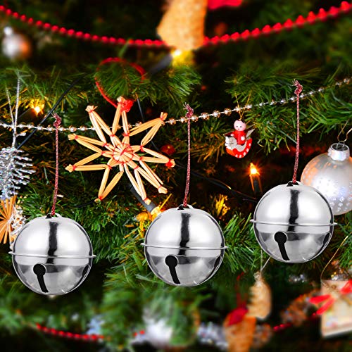 6 Sinos Jingle Bells Artesanato da EXCEART Pequenos Pratos Decorativos de Sinos para o Natal