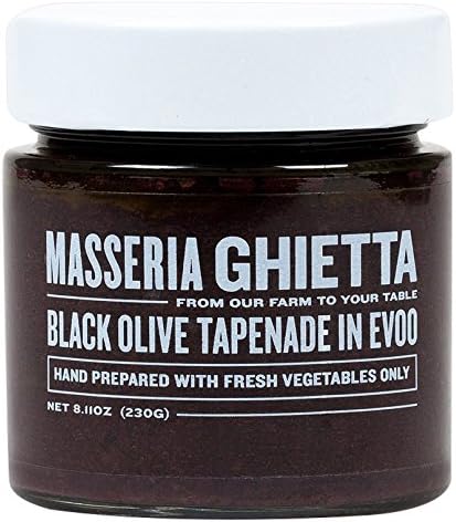 Masseria Ghietta Black Olive Tapenade, 8.11 Fluid Ounce