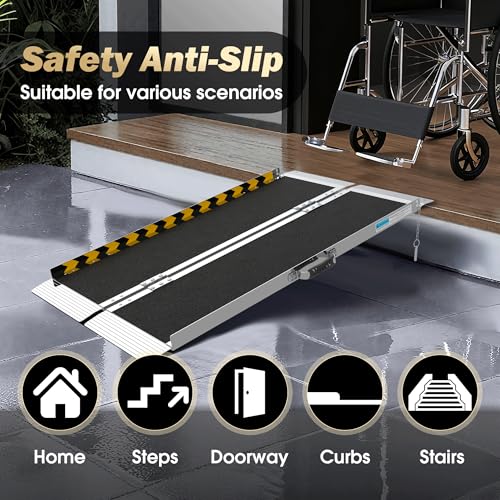 Portable Folding Mobility Ramp Aluminum