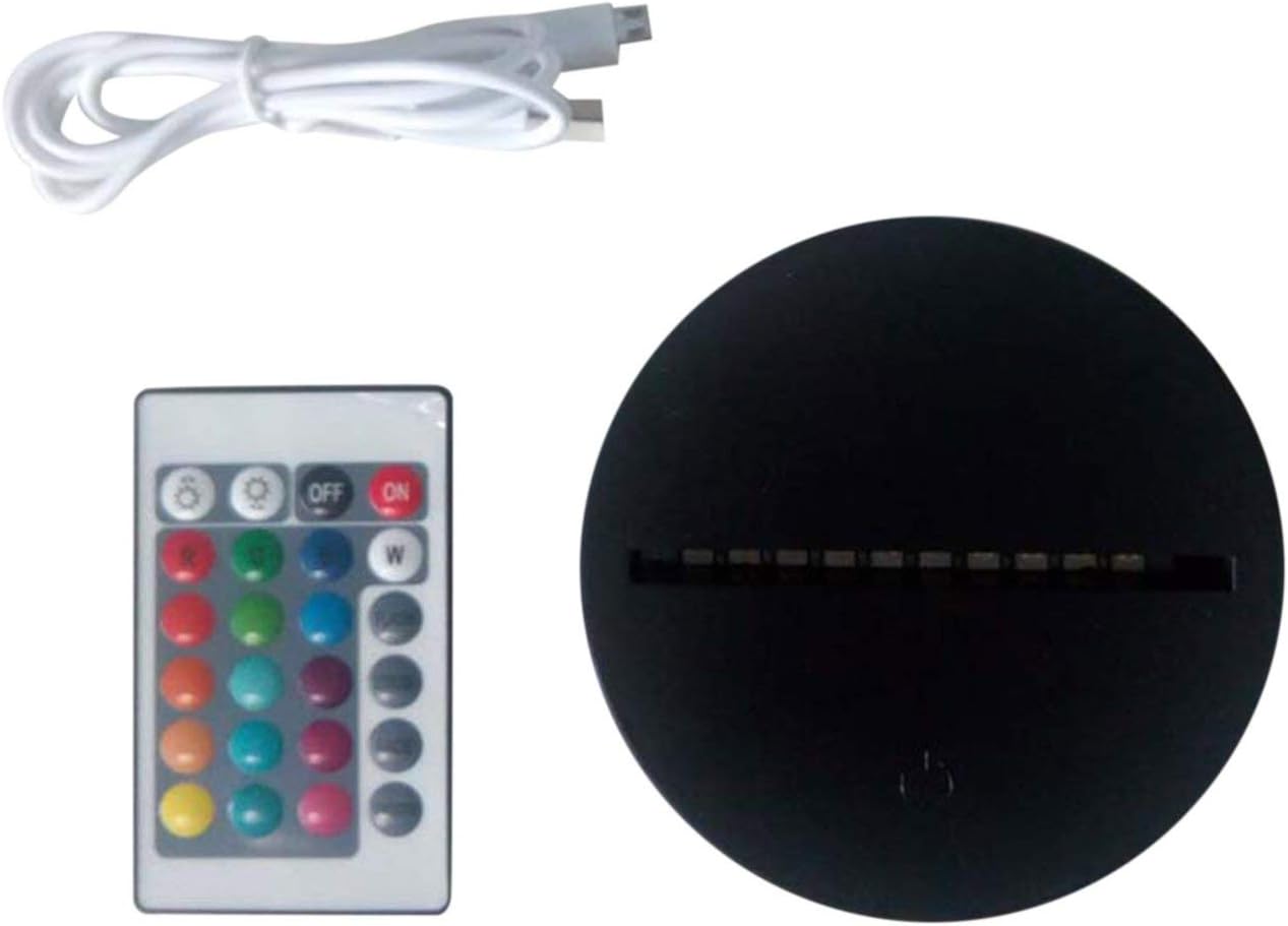 luce base a led per usb di cristallo