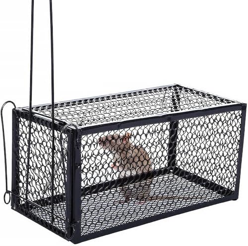 ECVV Humane Rat Trap Live Mouse Rat Trap Cage Thicken Steel Mice Traps for Small Rodent Animals for Indoor and Outdoor..