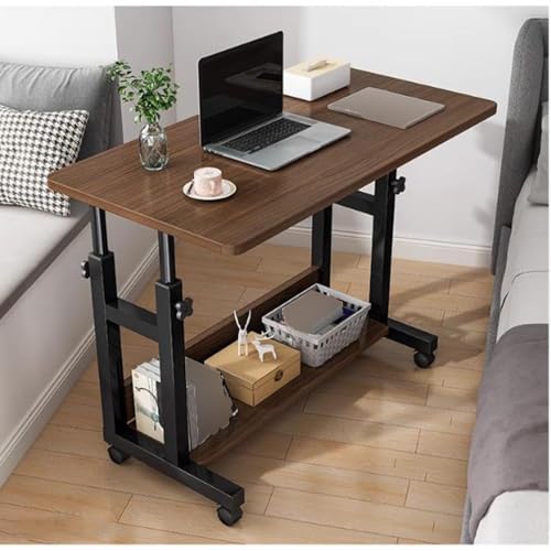 Bureau informatique portable et table d'ordinateur mobile à hauteur réglable - 8