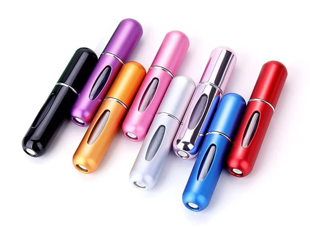 Geek Lab Mini Refillable Perfume Atomizer. TSA Flight Approved 5ml Portable Perfume Bottles Sprayer. Assorted Color-image-10