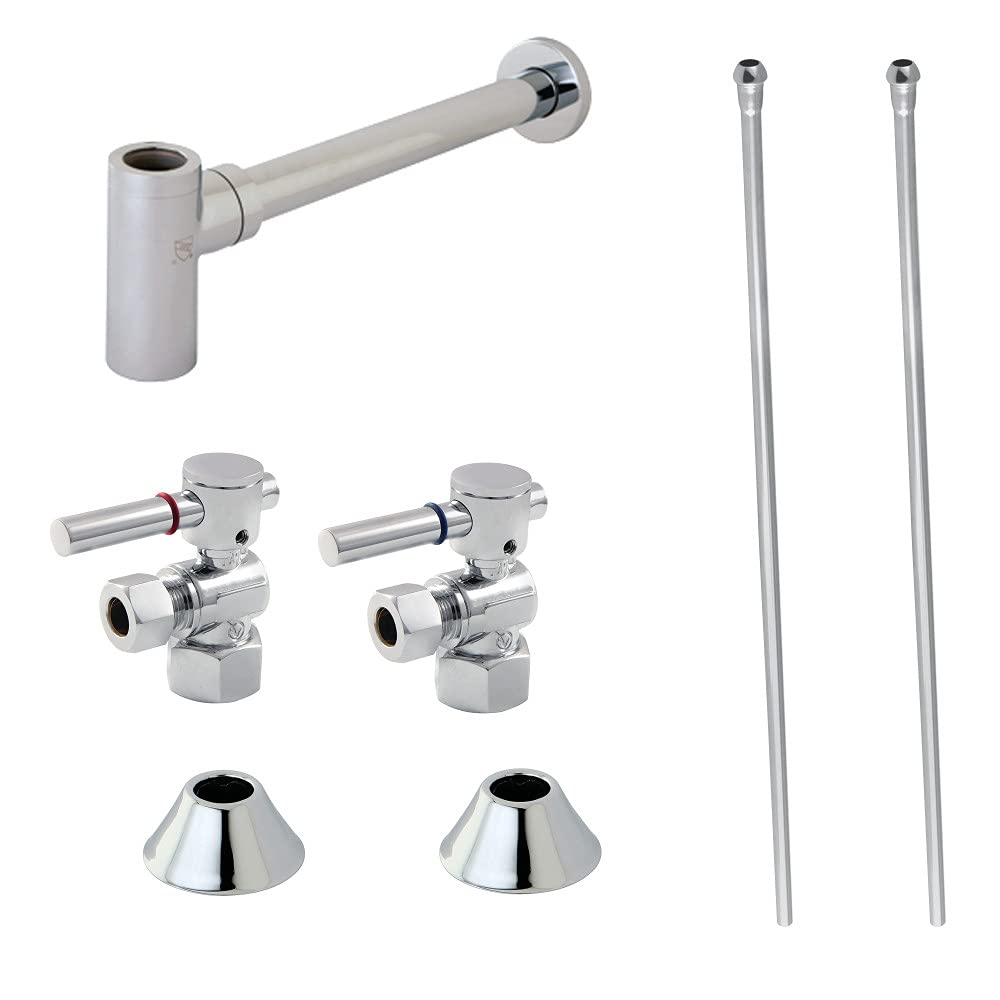 Kingston Brass CC43101DLLKB30 kit plomberie évier luxe chrome poli