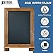 Better Office Products Framed Tabletop Chalkboard Sign, 9.5