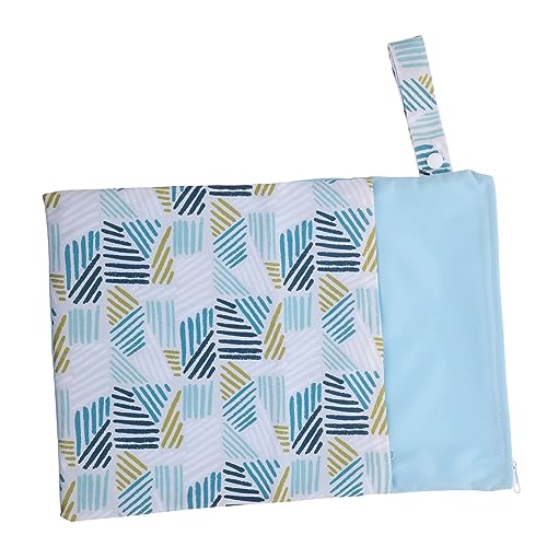 Bolsa organizadora portátil para toallas sanitarias azul