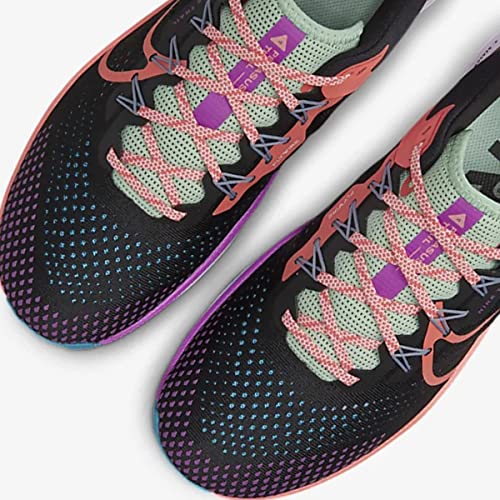 Nike Nike Men's React Pegasus Trail 4 Running Shoes, Black White Olive Flak Spring, 11