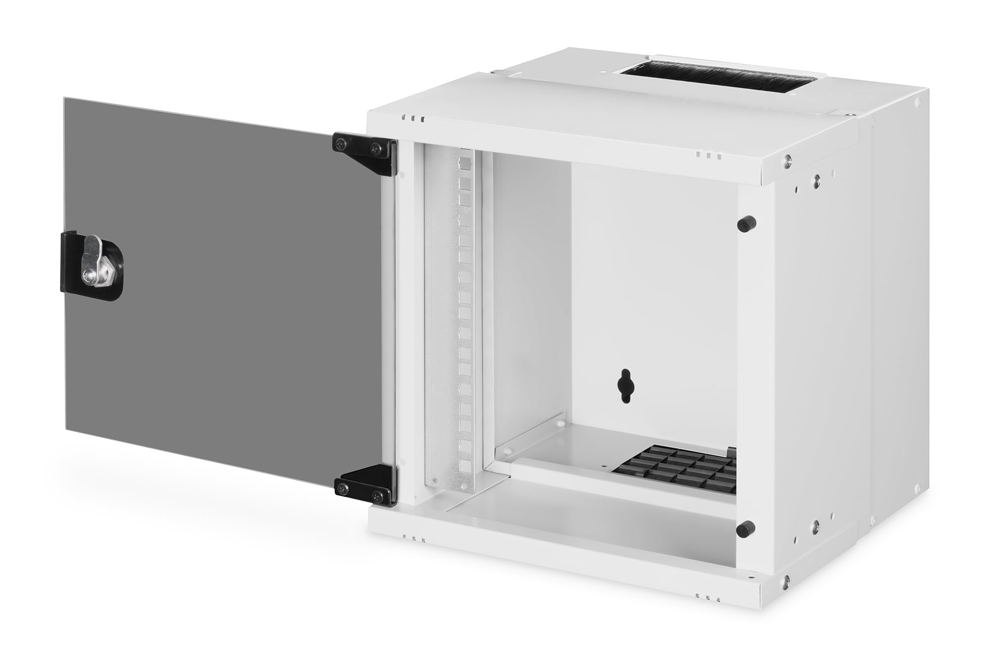 DIGITUS Armoire réseau 10 Pouces - 6 UH - Montage Mural - Non monté - hxlxp 324x316x298mm - capacité de Charge 30kg - Profondeur utile 254mm - Indice de Protection IP20 - série Soho Pro - Gris
