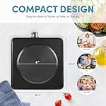 Aroma Housewares AHP-303 Single Burner Hot Plate, Metal, Black - Image 3