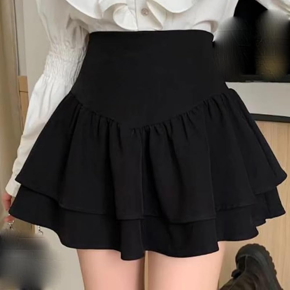 Amazon.com: Black Short Flare Skirts for Women Mini Vintage A-Line