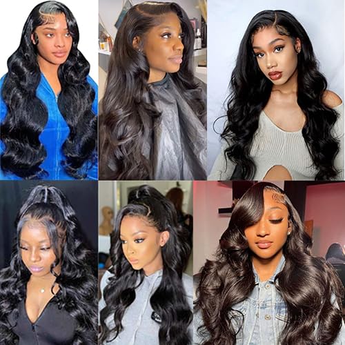 Miniatura 6 de Frontal de 13 x 6 pulgadas, encaje frontal ondulado de 13 x 6 pulgadas, 100% cabello humano de oreja a oreja, encaje frontal HD de 13 x 6 pulgadas,